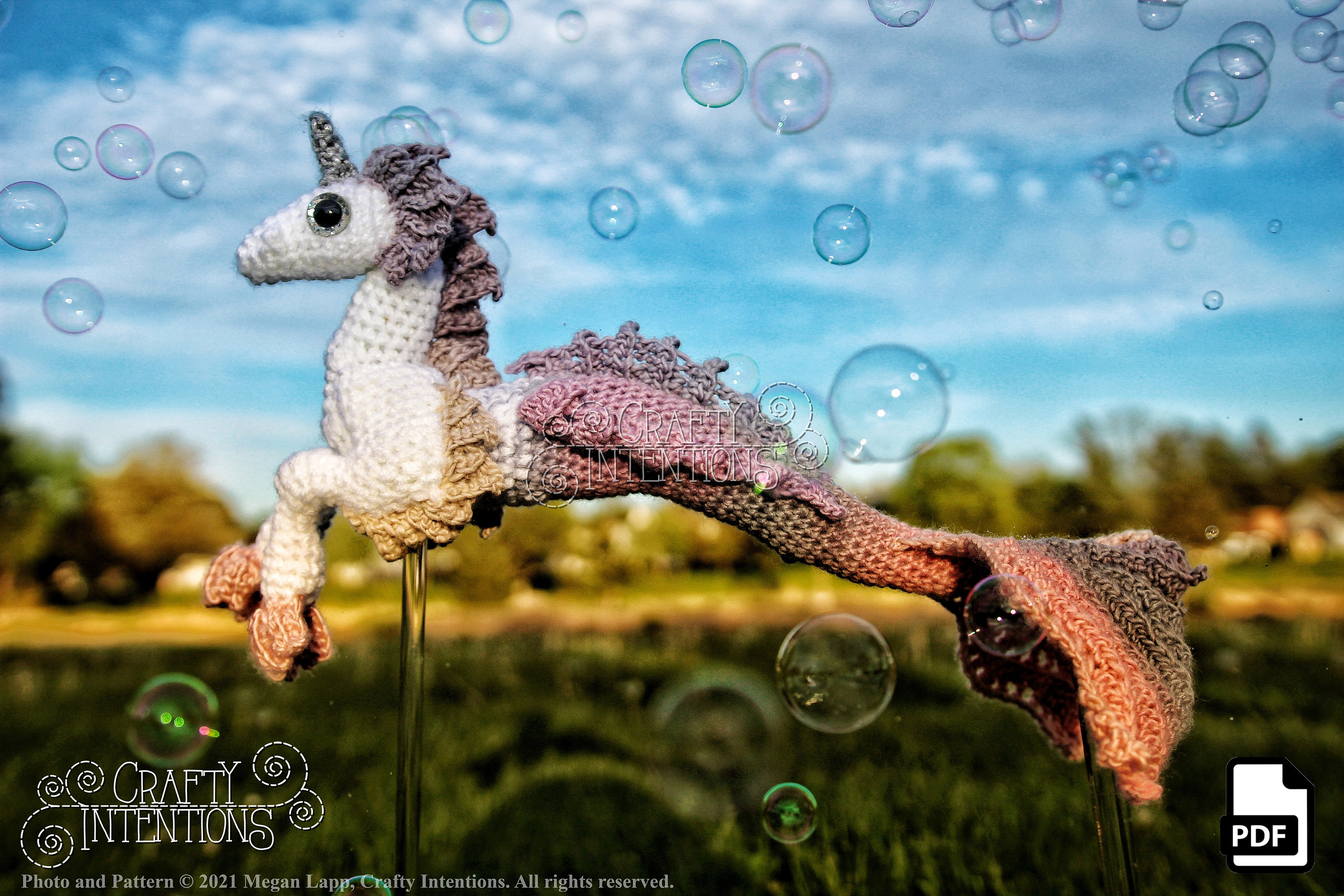 Add-on Baby Mermaid Unicorn Crochet Pattern by Crafty Intentions