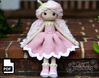 Doll Add-on: Strawberry Doll Crochet Pattern by Crafty Intentions Downloadable Digital PDF