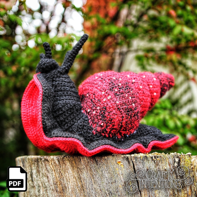 Giant Snail Amigurumi Crochet Pattern by Crafty Intentions DIGITAL PDF image 9