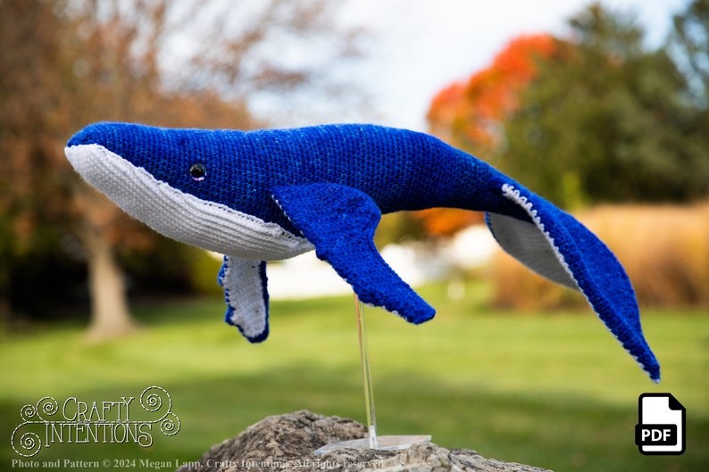 Whale Crochet Pattern by Crafty Intentions Downloadable DIGITAL PDF image 5