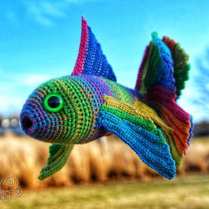 Fancy Fish Set 2 Crochet Amigurumi Pattern DIGITAL PDF by Crafty Intentions image 8