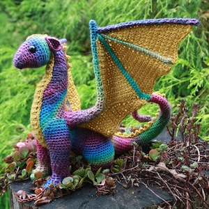 Adult Dragon Crochet Amigurumi Pattern DIGITAL PDF by Crafty Intentions image 7