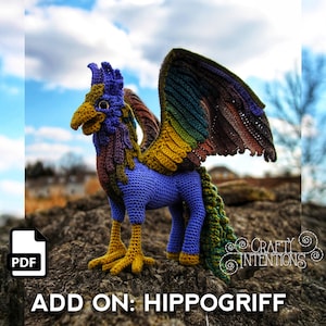 Add-On Griffin: HIPPOGRIFF EXPANSION Amigurumi by Crafty Intentions Digital PDF