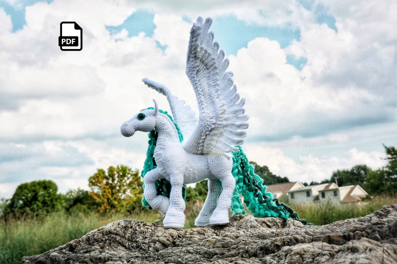 Pegasus Crochet Amigurumi Pattern by Crafty Intentions DIGITAL PDF bild 9