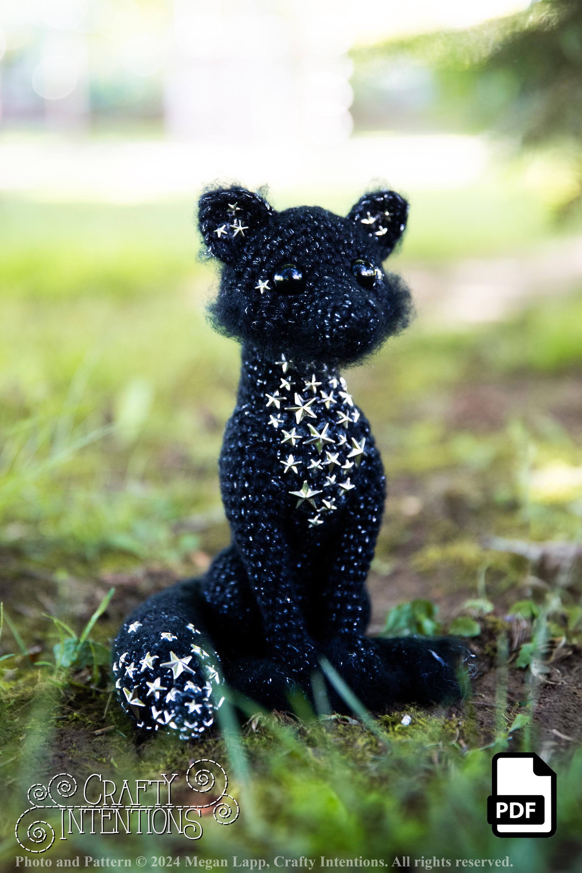 Small Sitting Fox Crochet Pattern by Crafty Intentions