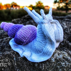 Giant Snail Amigurumi Crochet Pattern by Crafty Intentions DIGITAL PDF image 4
