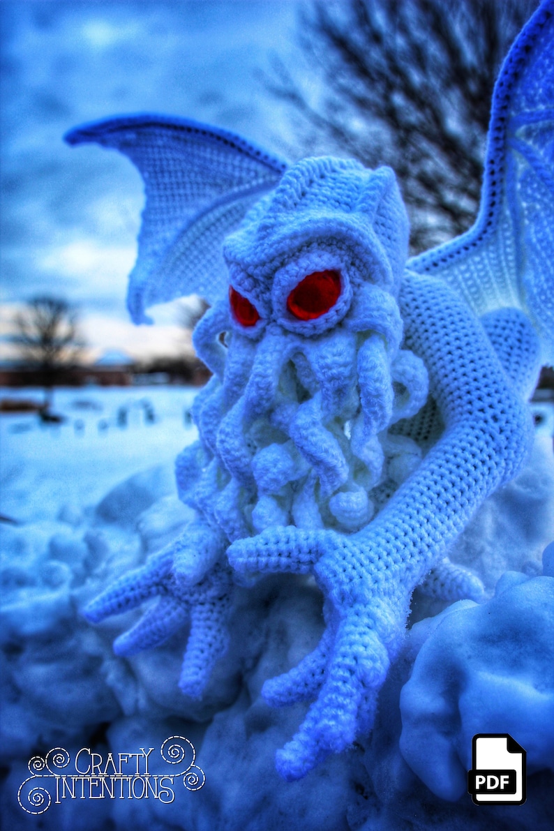 Cthulhu Pattern by Crafty Intentions DIGITAL PDF Downloadable image 10