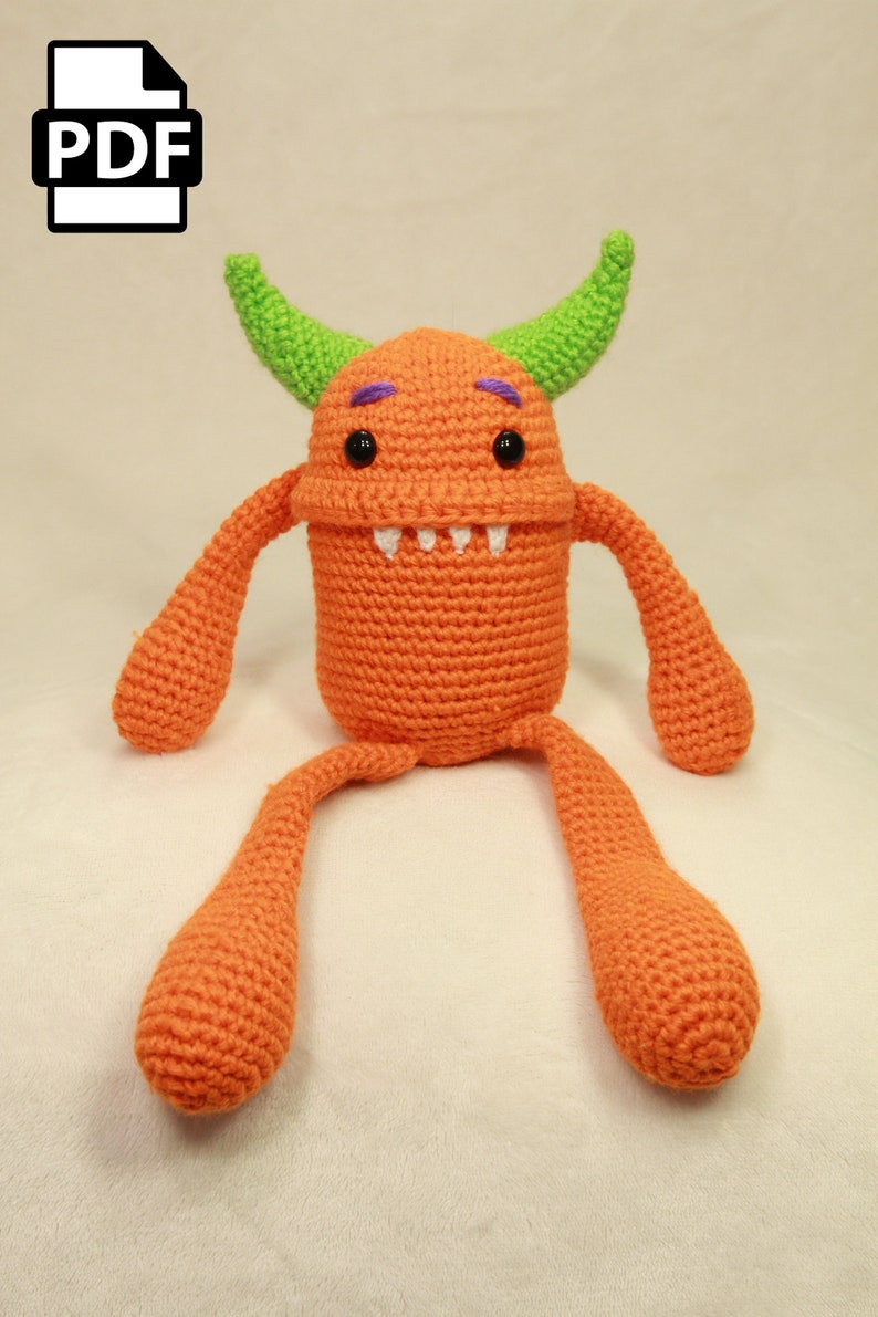 Monster Crochet Amigurumi Digital Pattern by Crafty Intentions image 8