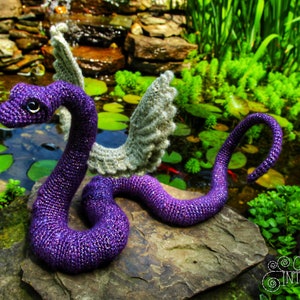 Winged Snake Crochet Amigurumi Pattern DIGITAL PDF by Crafty Intentions image 7