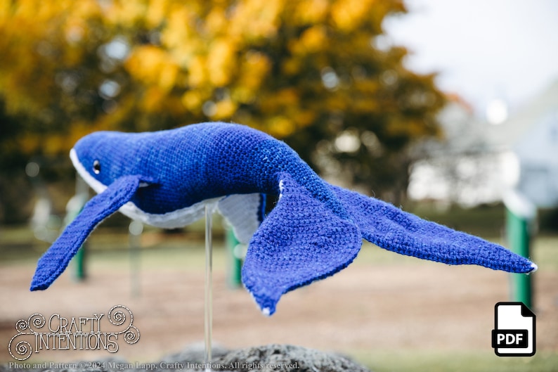 Whale Crochet Pattern by Crafty Intentions Downloadable DIGITAL PDF image 10
