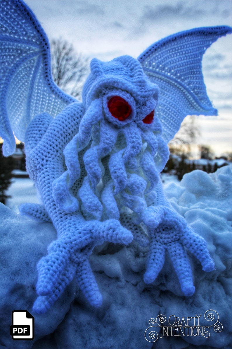 Cthulhu Pattern by Crafty Intentions DIGITAL PDF Downloadable image 7