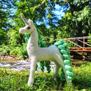 Standing Unicorn Amigurumi Digital PDF Crochet Pattern by Crafty Intentions image 10