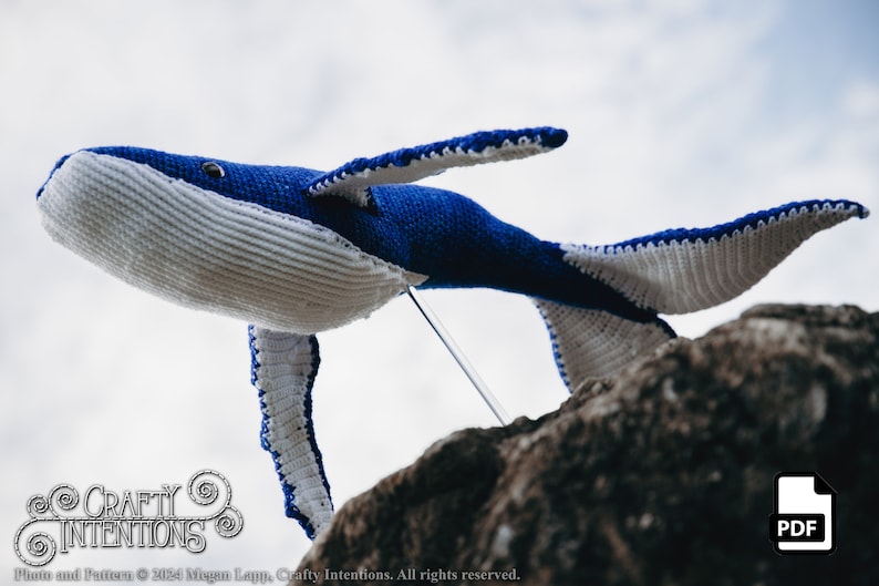 Whale Crochet Pattern by Crafty Intentions Downloadable DIGITAL PDF image 9