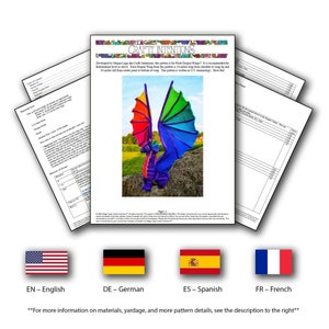 Add-On Dragon Crochet Pattern: Epic Pride Wings Amigurumi by Crafty Intentions DIGITAL PDF image 2