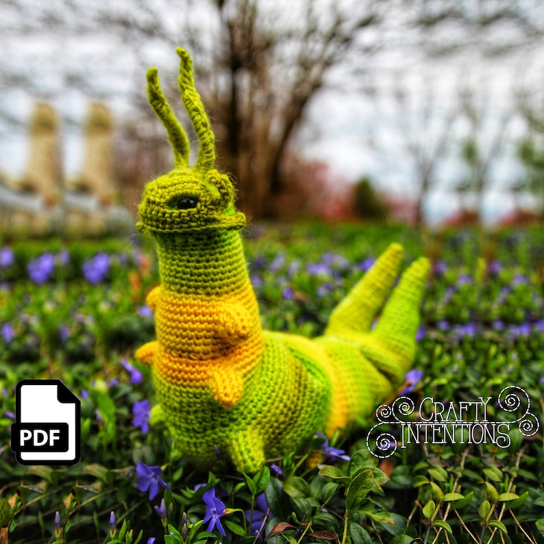 Caterpillar Crochet Amigurumi Pattern DIGITAL PDF by Crafty Intentions image 3