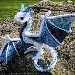 Medium Wyvern Crochet Pattern by Crafty Intentions Downloadable DIGITAL PDF image 7
