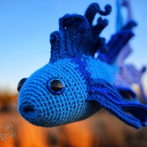 Fancy Fish Set 2 Crochet Amigurumi Pattern DIGITAL PDF by Crafty Intentions image 9