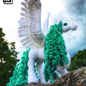 Pegasus Crochet Amigurumi Pattern by Crafty Intentions DIGITAL PDF bild 3