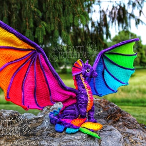 Add-On Dragon Crochet Pattern: Epic Pride Wings Amigurumi by Crafty Intentions DIGITAL PDF image 10