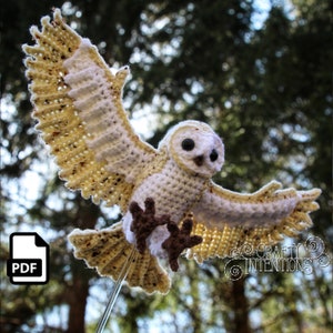 Four Miniature Owls Crochet Amigurumi Pattern DIGITAL PDF by Crafty Intentions