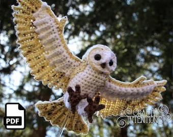 Four Miniature Owls Crochet Amigurumi Pattern DIGITAL PDF by Crafty Intentions