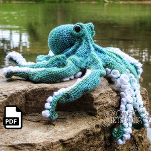 Realistic Octopus Crochet Pattern by Crafty Intentions DIGITAL PDF Downloadable image 1