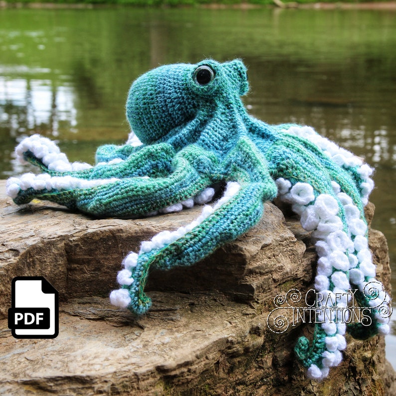 Realistic Octopus Crochet Pattern by Crafty Intentions DIGITAL Etsy Realistic Octopus Crochet Pattern by Crafty Intentions DIGITAL Etsy