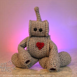 Small Robots: Set 1 Crochet Pattern by Crafty Intentions Downloadable DIGITAL PDF image 7
