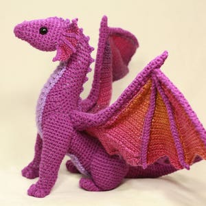 Adult Dragon Crochet Amigurumi Pattern DIGITAL PDF by Crafty Intentions image 6