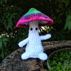 Mushroom Sprite Crochet Amigurumi Pattern DIGITAL PDF by Crafty Intentions image 5