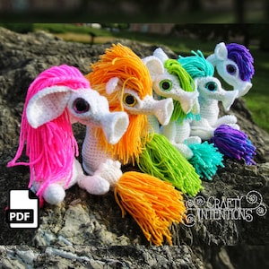 Wobblemop Crochet Amigurumi Pattern DIGITAL PDF by Crafty Intentions