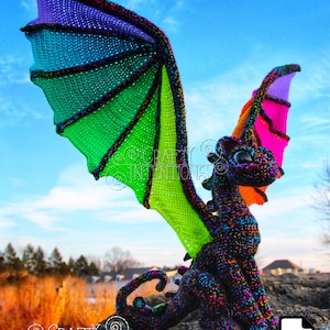 Add-On Dragon Crochet Pattern: Epic Pride Wings Amigurumi by Crafty Intentions DIGITAL PDF image 3