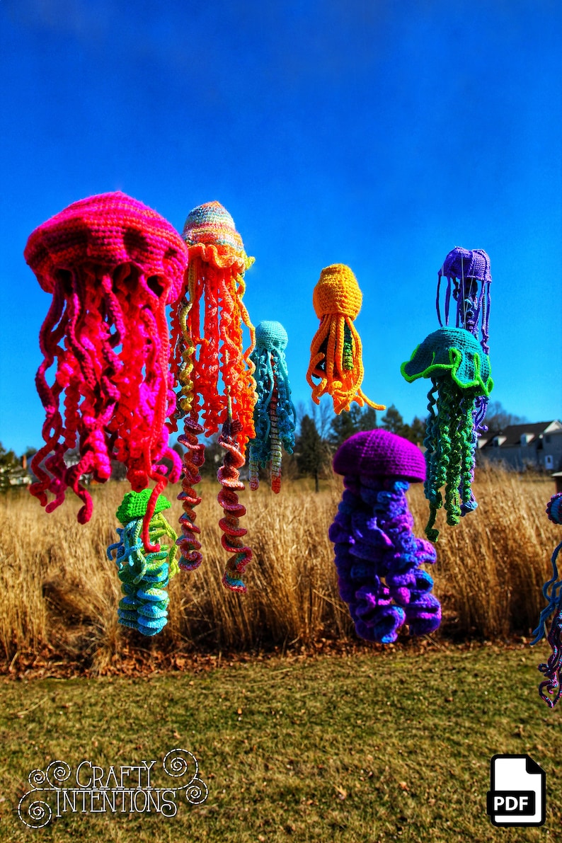 Jellyfish Crochet Amigurumi Pattern DIGITAL PDF by Crafty Intentions image 9