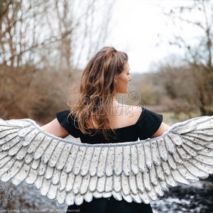 Feather Wing Crochet Shawl Pattern by Crafty Intentions DIGITAL PDF Downloadable image 7