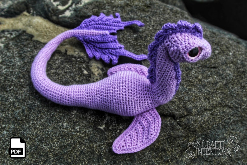 Sea Dinosaur Amigurumi Crochet Pattern by Crafty Intentions DIGITAL PDF image 8