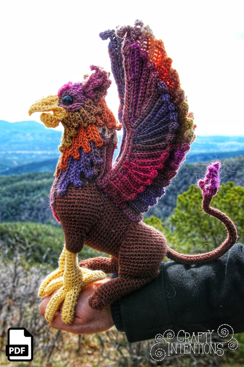 Griffin Crochet Amigurumi Pattern DIGITAL PDF by Crafty Intentions image 7