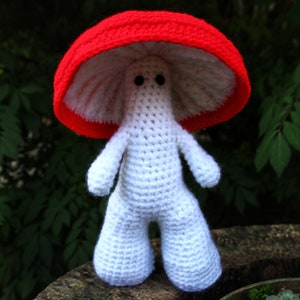 Mushroom Sprite Crochet Amigurumi Pattern DIGITAL PDF by Crafty Intentions image 6