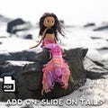 Doll Add-on: Slide On Mermaid Tail Crochet Pattern by Crafty Intentions Downloadable Digital PDF