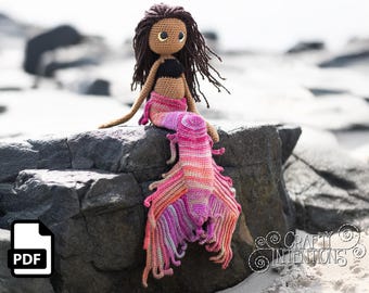 Doll Add-on: Slide On Mermaid Tail Crochet Pattern by Crafty Intentions Downloadable Digital PDF