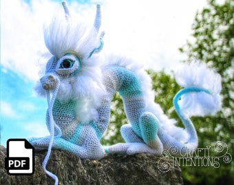 Eastern Dragon Crochet Amigurumi Pattern DIGITAL PDF by Crafty Intentions