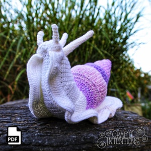 Giant Snail Amigurumi Crochet Pattern by Crafty Intentions DIGITAL PDF image 8