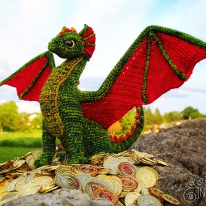 Adult Dragon Crochet Amigurumi Pattern DIGITAL PDF by Crafty Intentions image 3