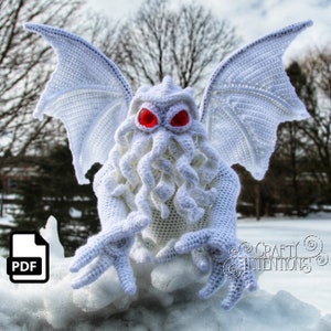 Cthulhu Pattern by Crafty Intentions DIGITAL PDF Downloadable image 3