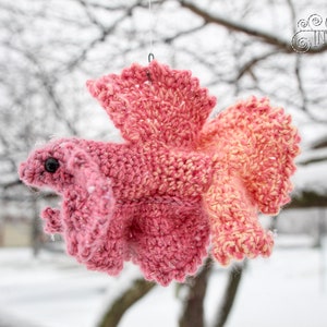 Betta Fish, Frog, and Octopus Amigurumi Crochet Pattern by Crafty Intentions image 6