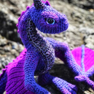 Medium Wyvern Crochet Pattern by Crafty Intentions Downloadable DIGITAL PDF image 9
