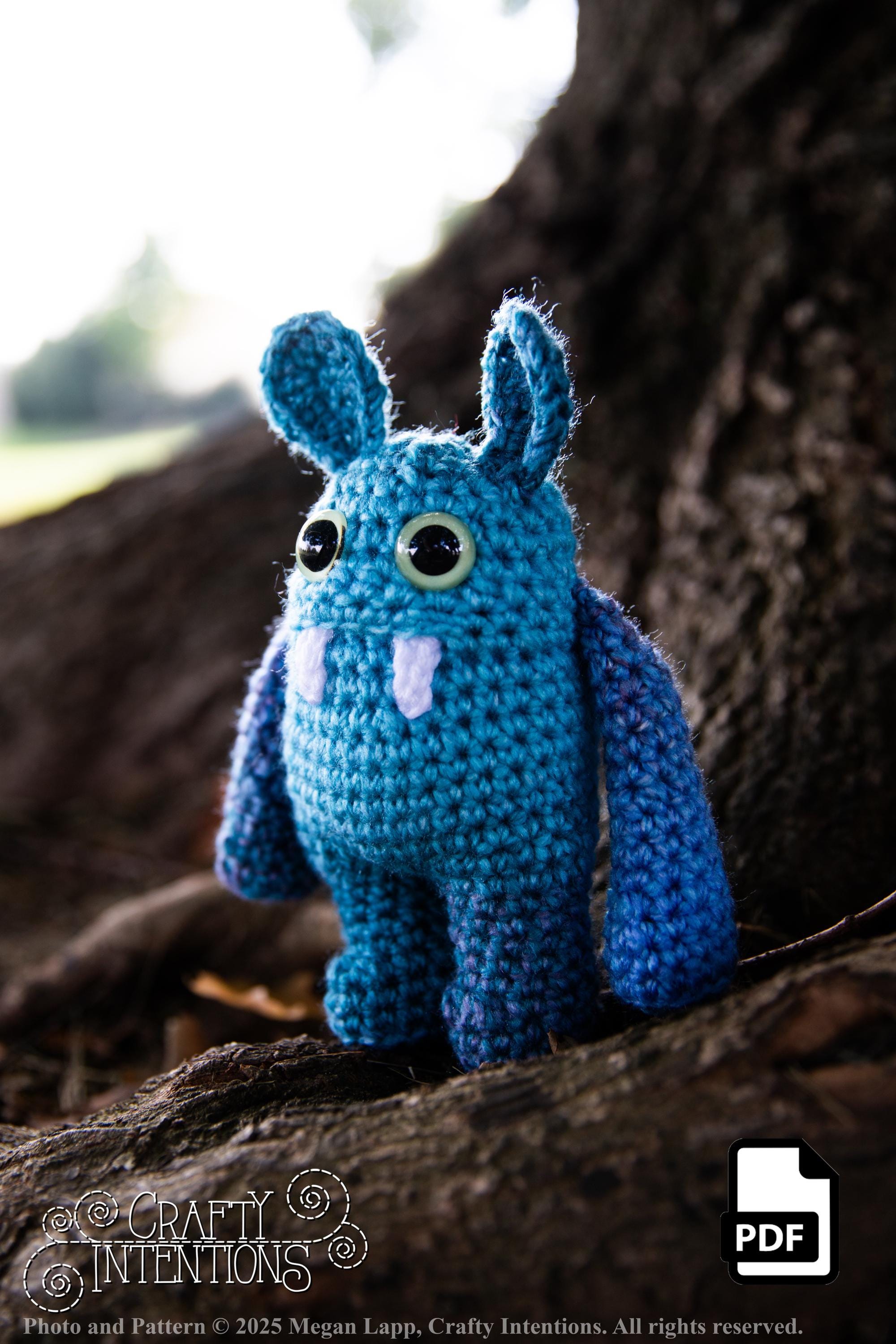 Small Egg-shaped Monsters Crochet Pattern by Crafty Intentions
