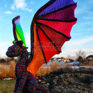 Add-On Dragon Crochet Pattern: Epic Pride Wings Amigurumi by Crafty Intentions DIGITAL PDF image 9