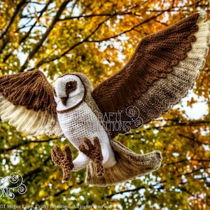 Barn Owl Crochet Pattern by Crafty Intentions DIGITAL PDF Downloadable image 5