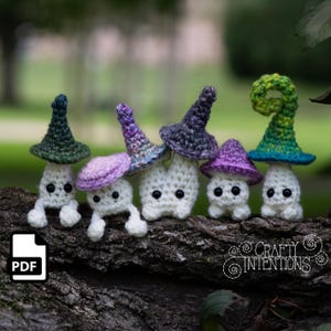 Mushroom Sprouts Crochet Pattern by Crafty Intentions Downloadable DIGITAL PDF