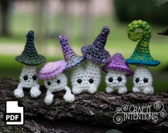 Mushroom Sprouts Crochet Pattern by Crafty Intentions Downloadable DIGITAL PDF